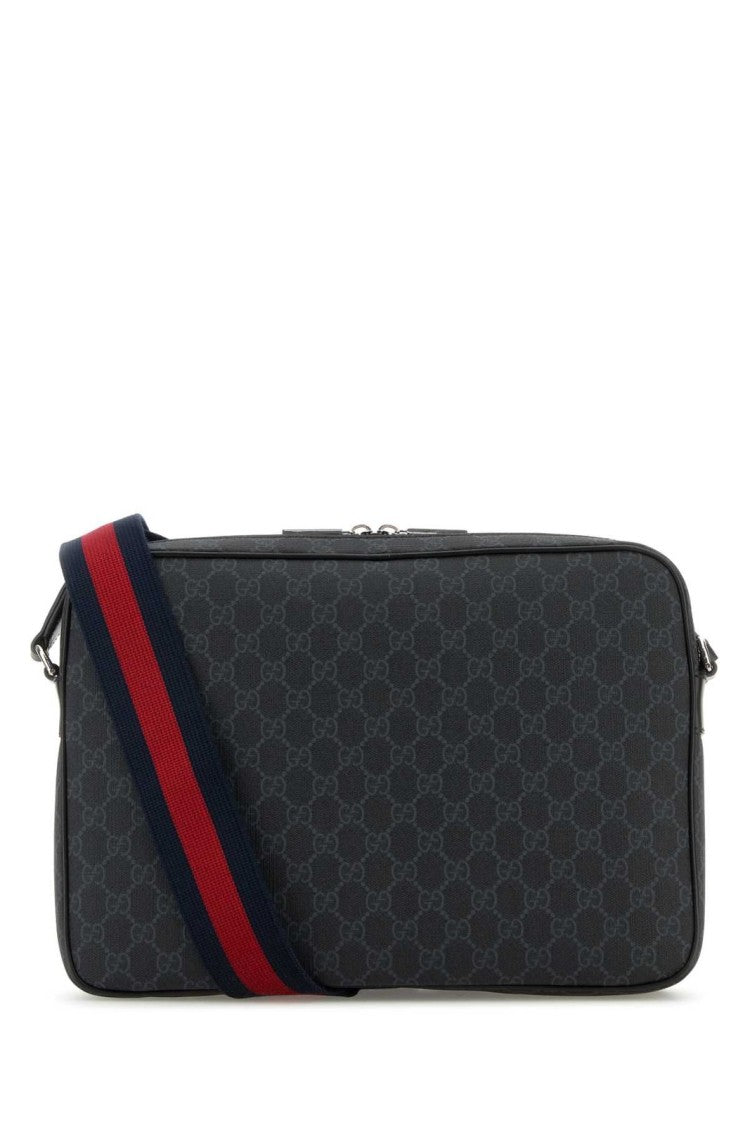 Rectangular Canvas Crossbody Bag