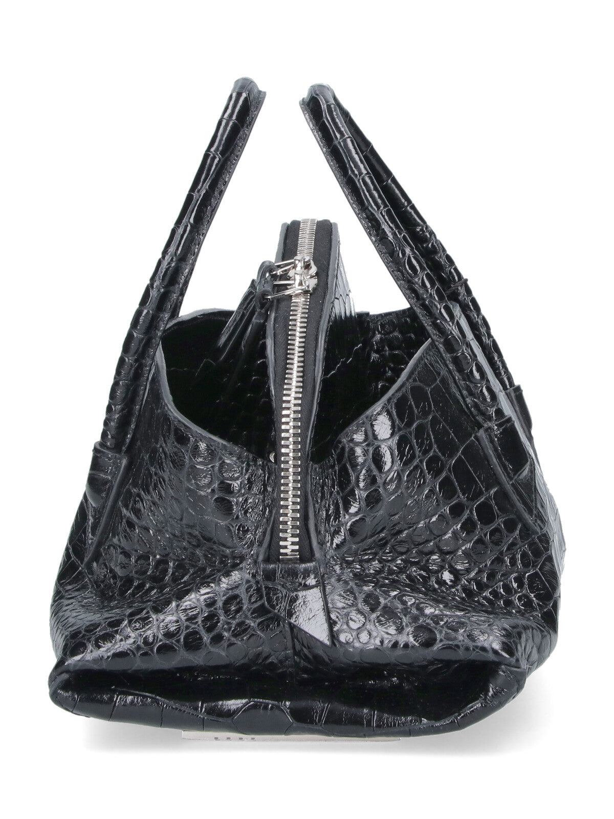 Brown La Passeggiata Crocodile Leather Bag