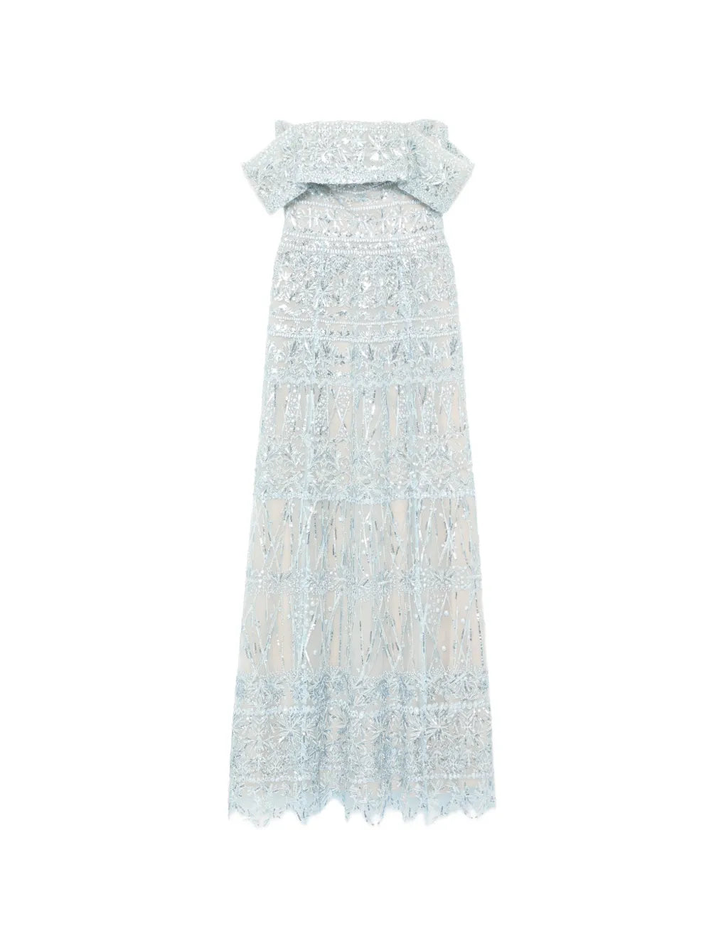 Beaded Tulle Dress