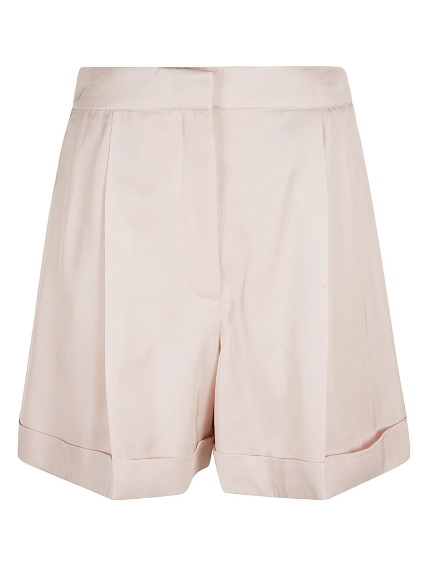 Tailored Pleated Front Shorts