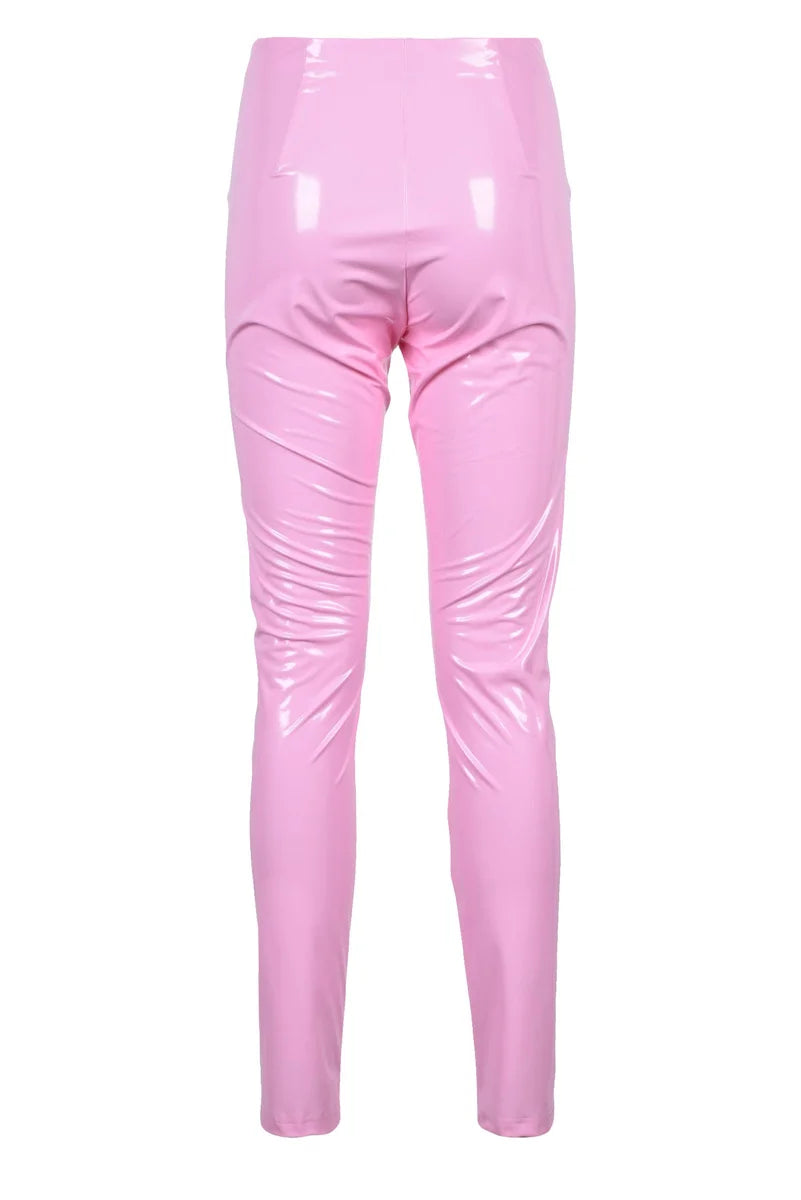 Polyurethane Pants - Pink