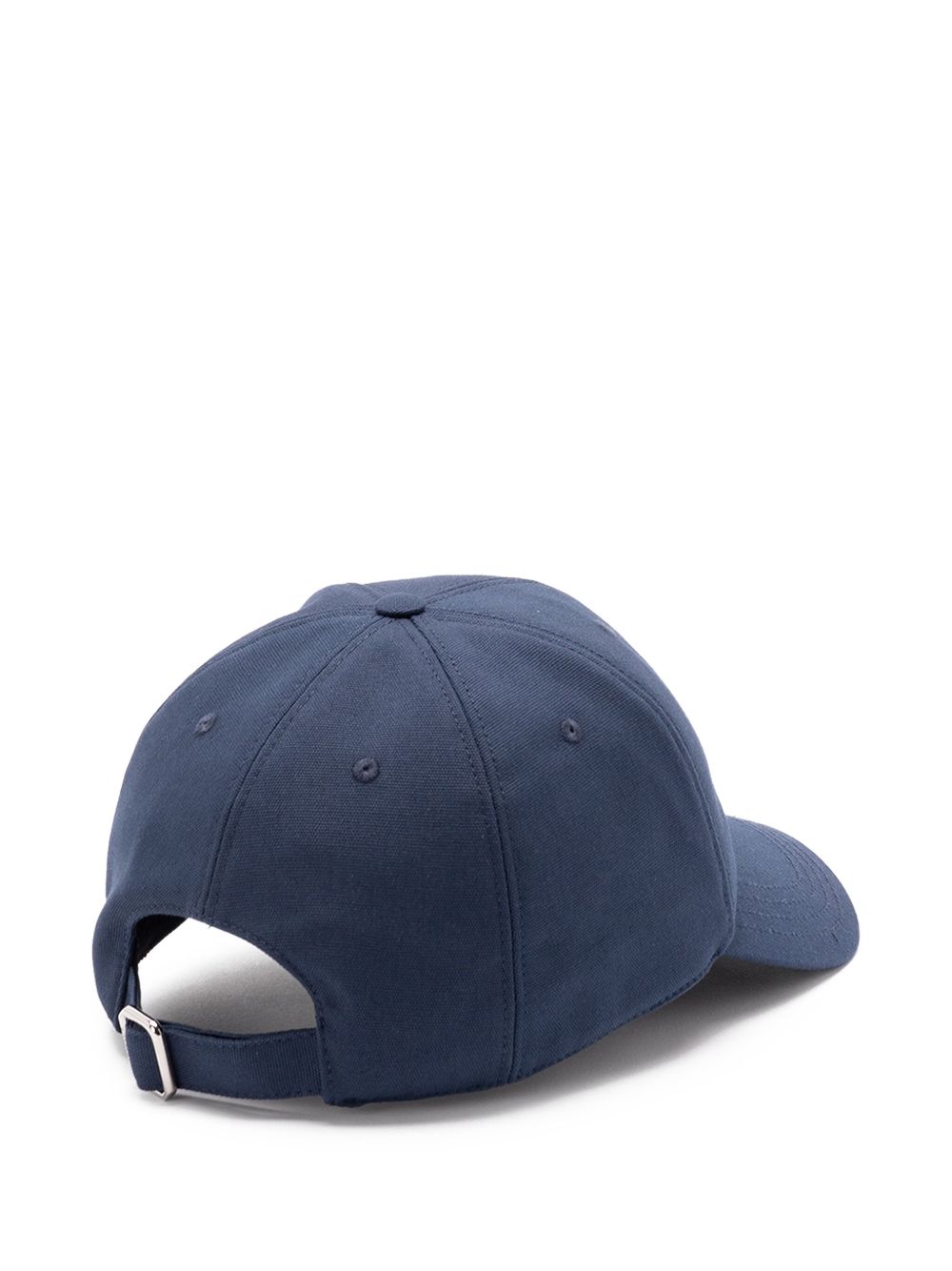 Curved Peak Navy Cotton Cap