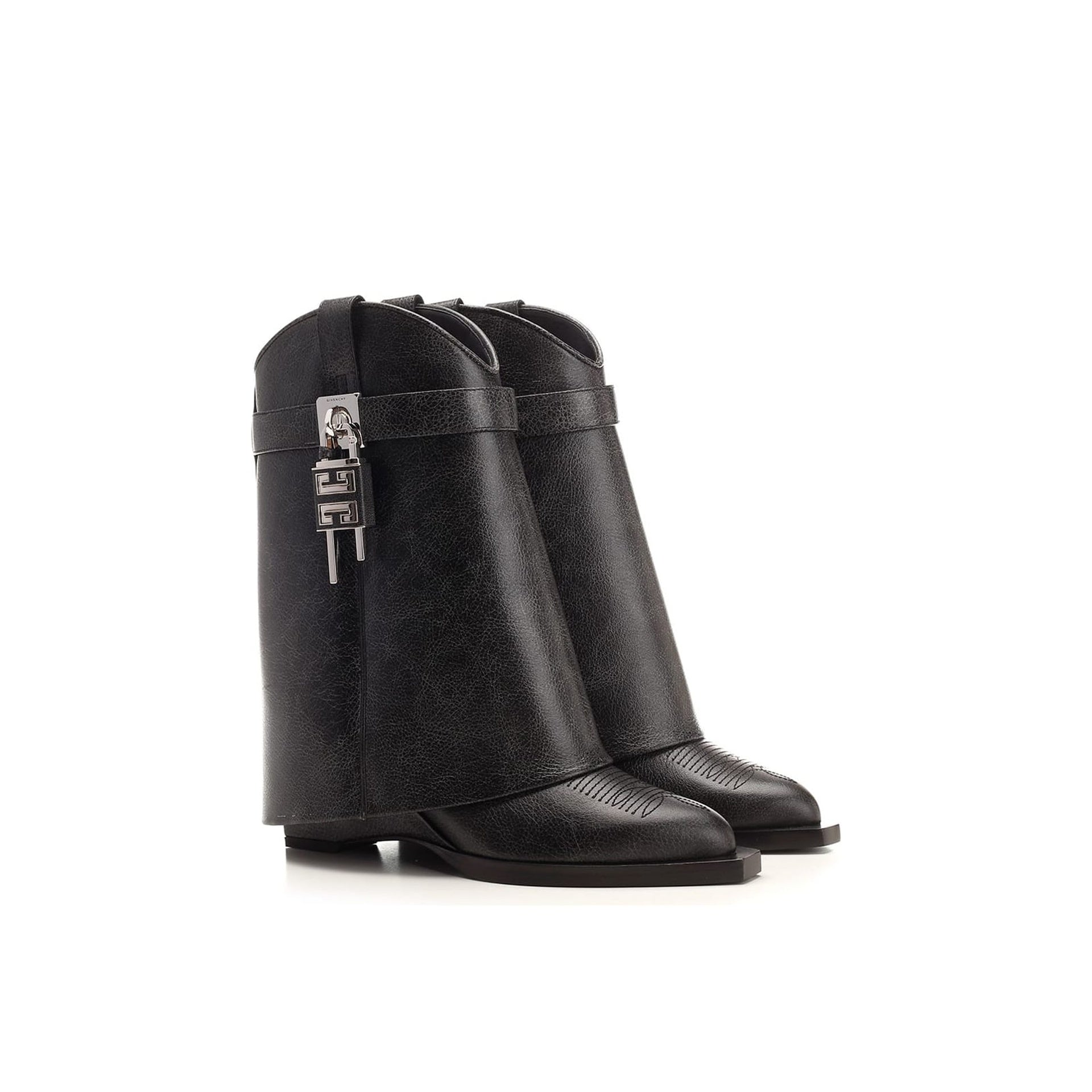Shark Lock Cowboy Boots