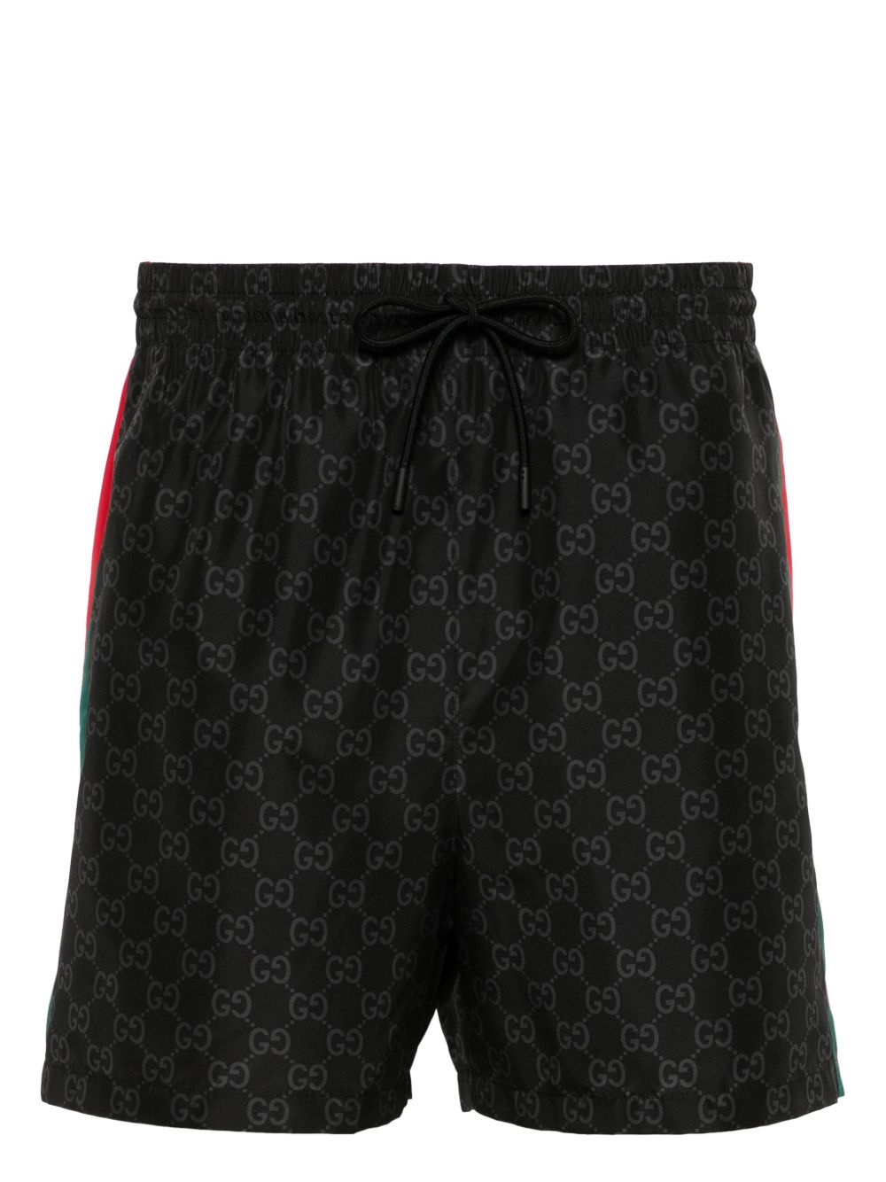 Allover GG Print Nylon Swim Shorts