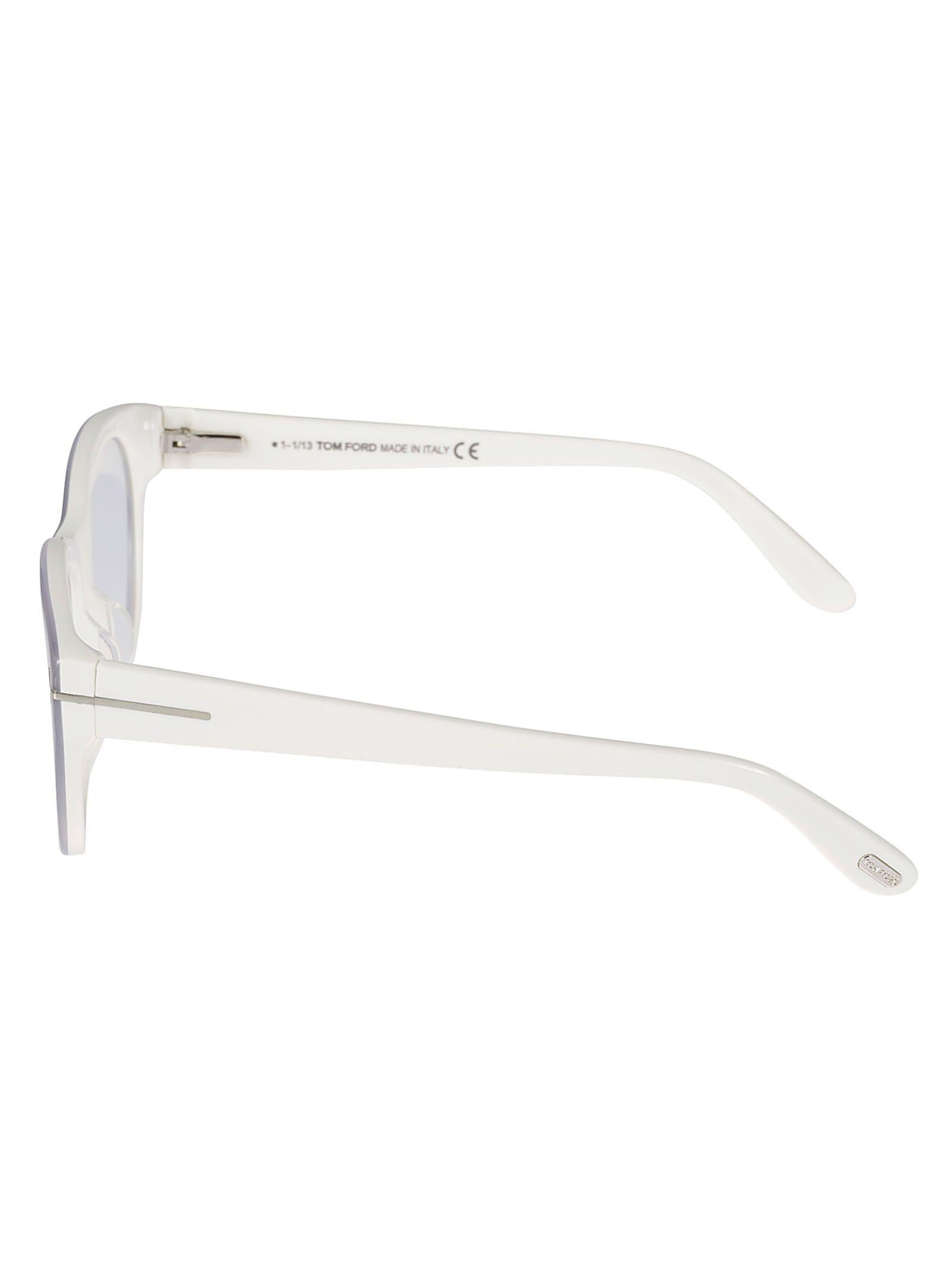 Ft4270 57020 Translucent Cat-Eye Eyeglasses