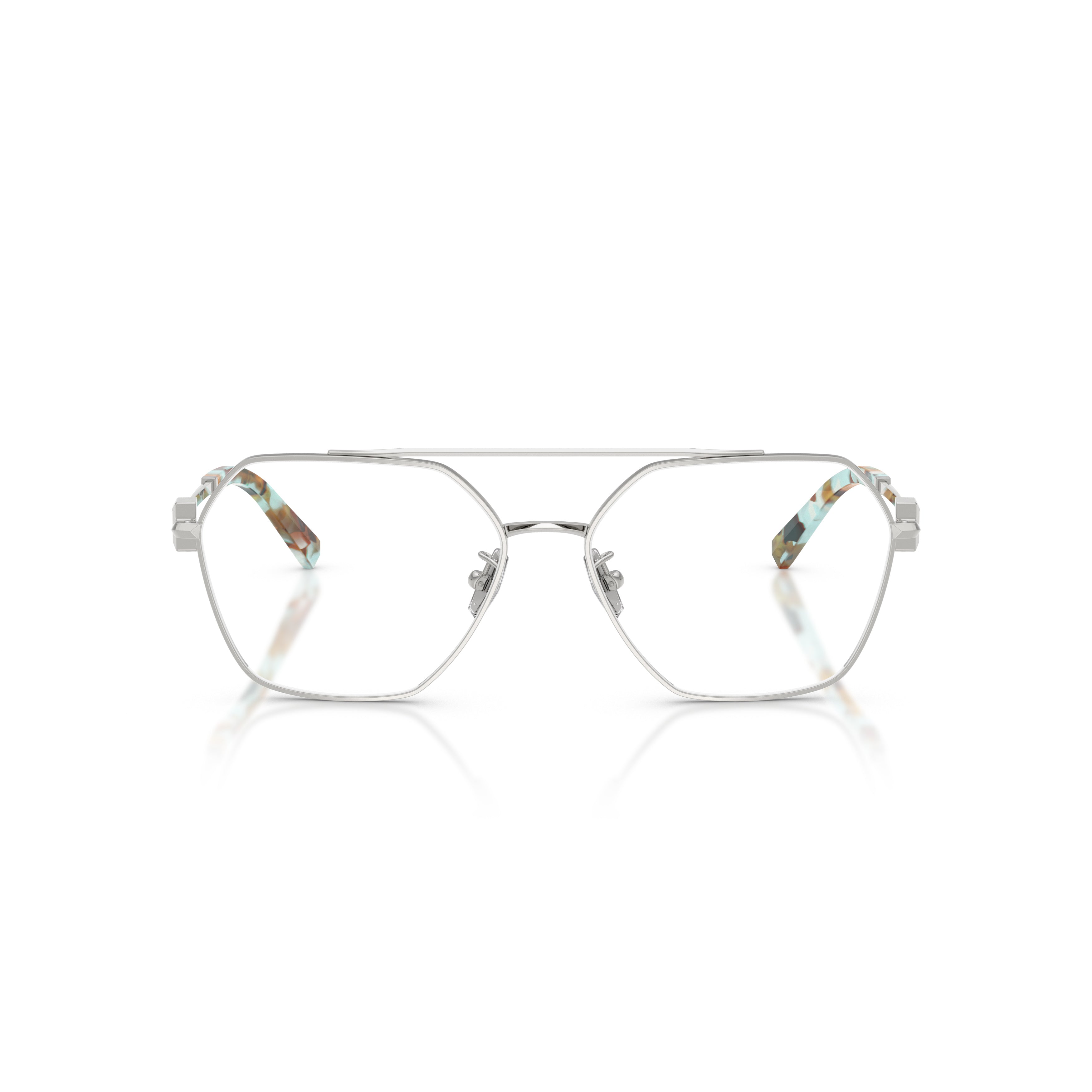 0tf1169 Geometric Steel Frame Eyeglasses