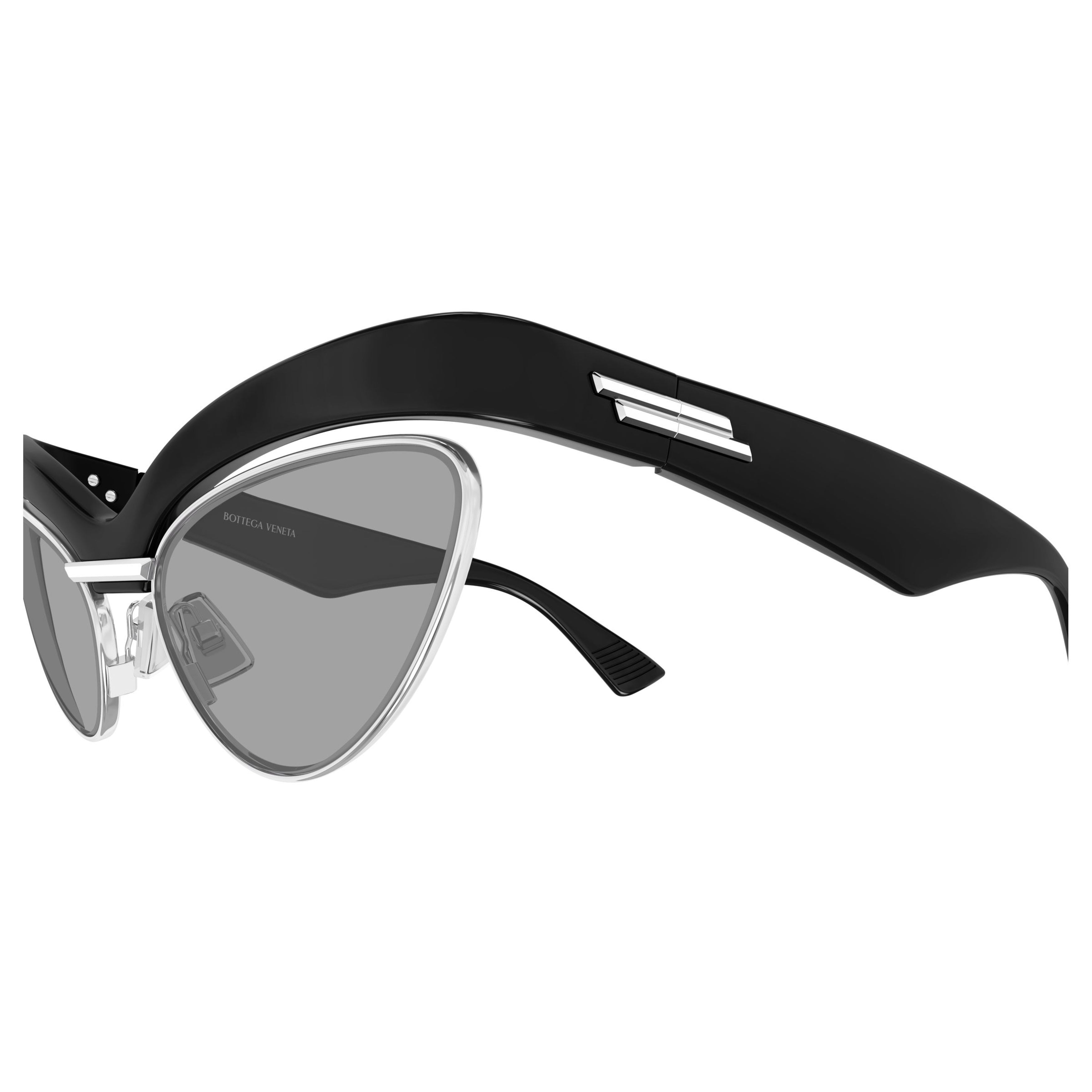 Black Bv1480s Thick Acetate Cat-Eye Sunglasses