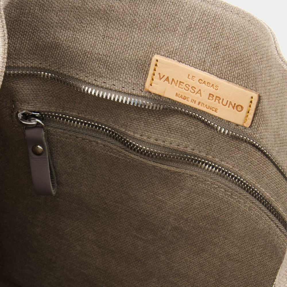 Cabas L Shopper Bag - Linen - Grey