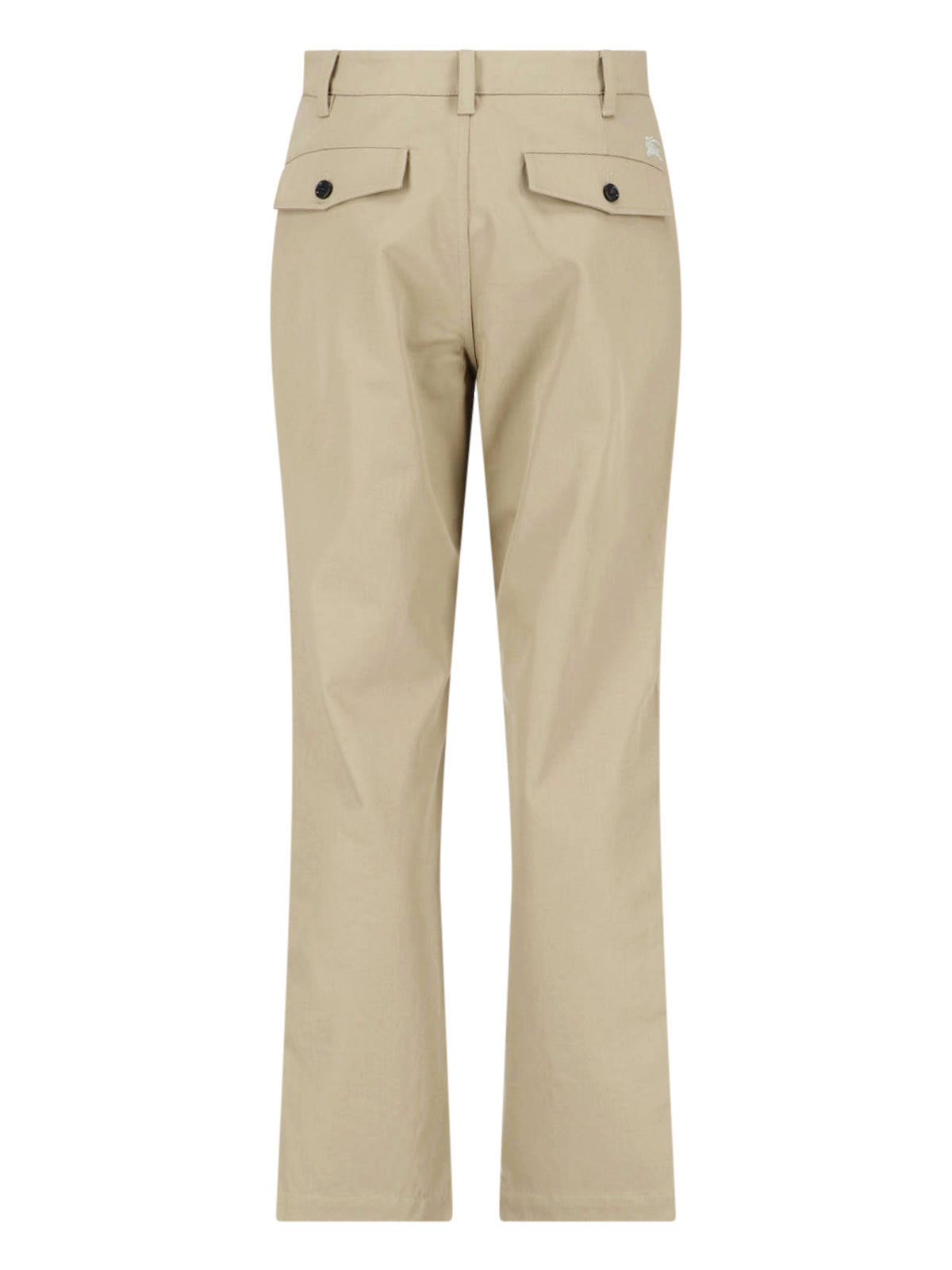 Beige Arthur Straight-Leg Cotton Trousers