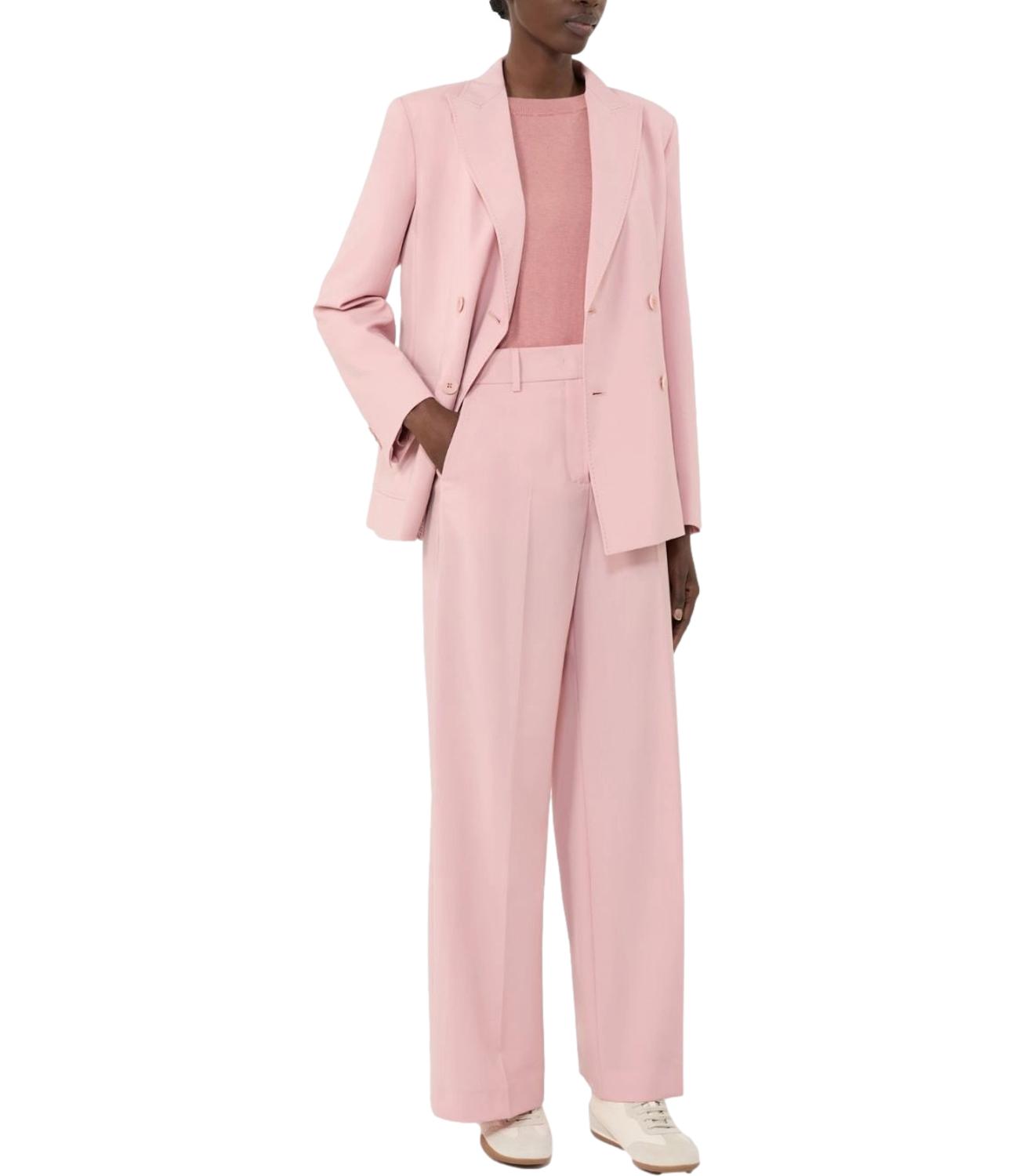 Antique Pink Virgin Wool Trousers