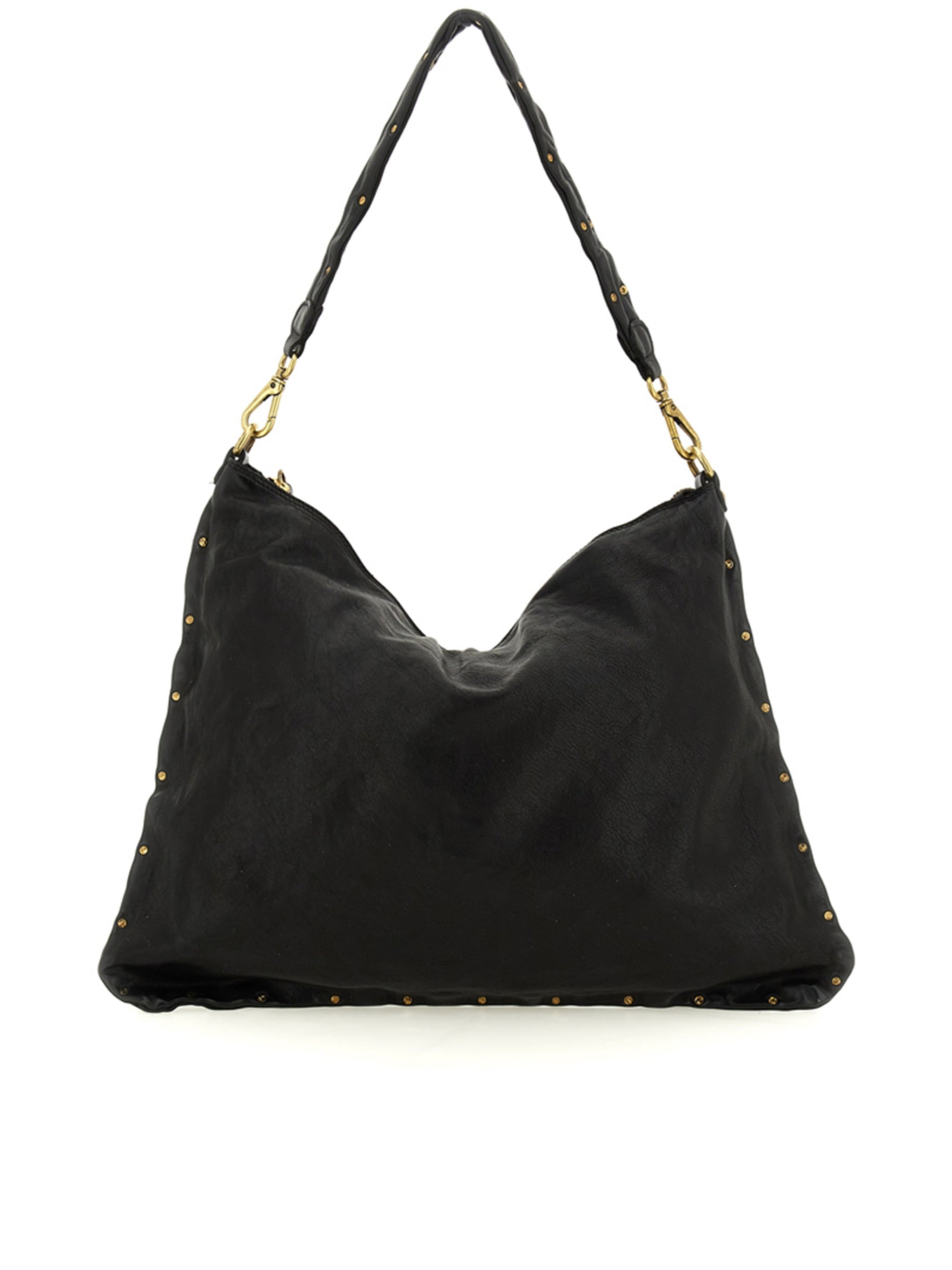 Wanda Slouchy Studded Black Handbag