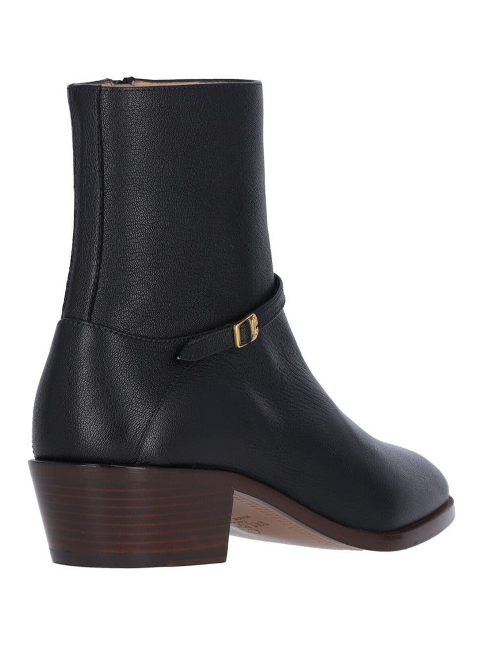 Pat' Leather Ankle Boots – Black