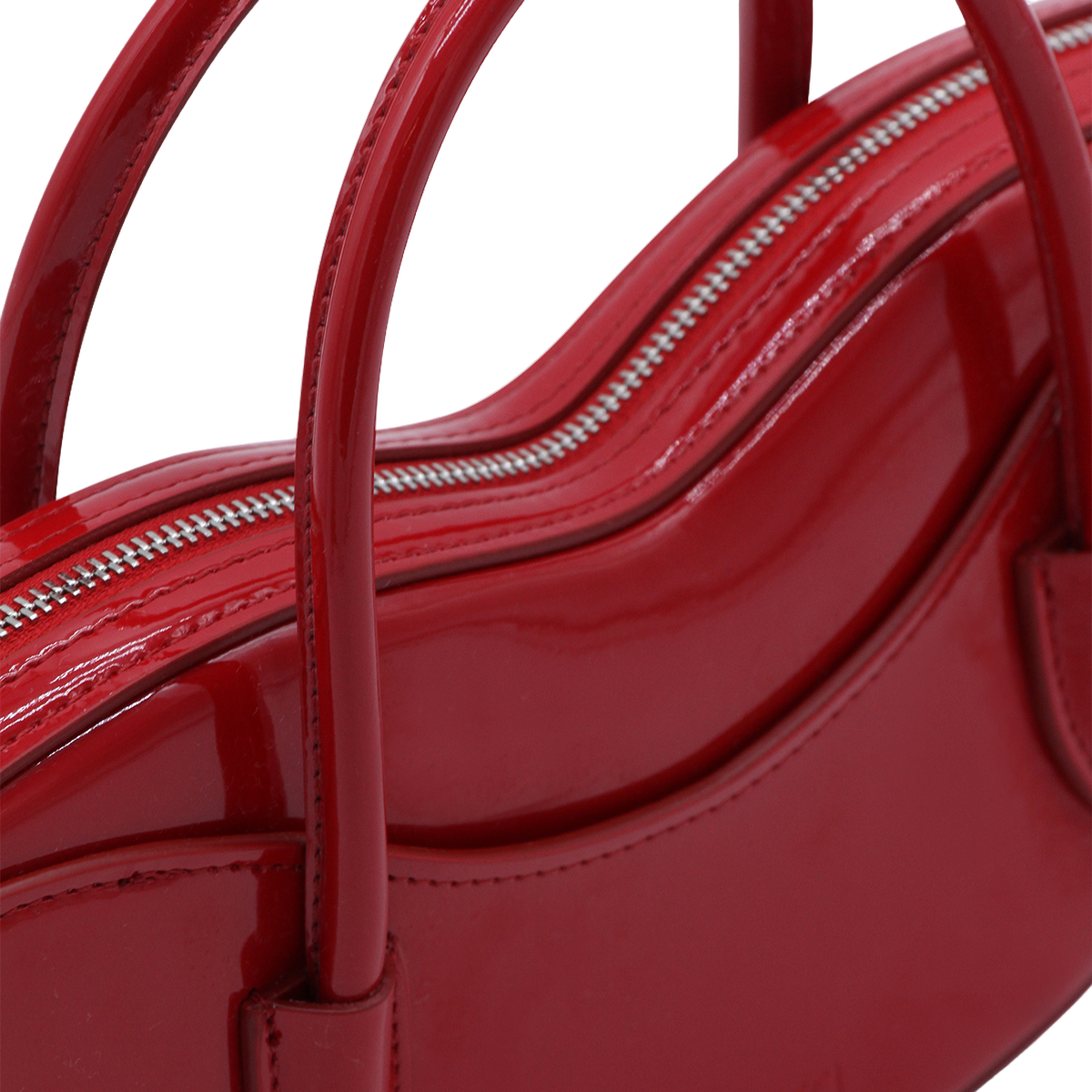 Crescent-Shaped Handbag