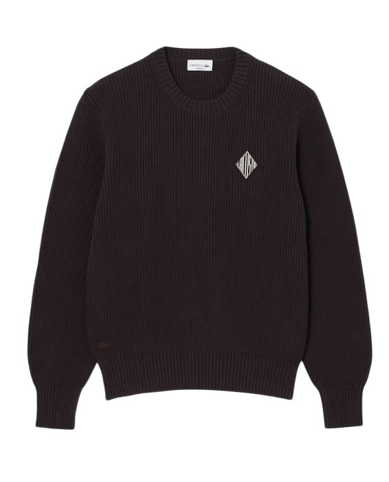 Retro Crest Knit Sweater