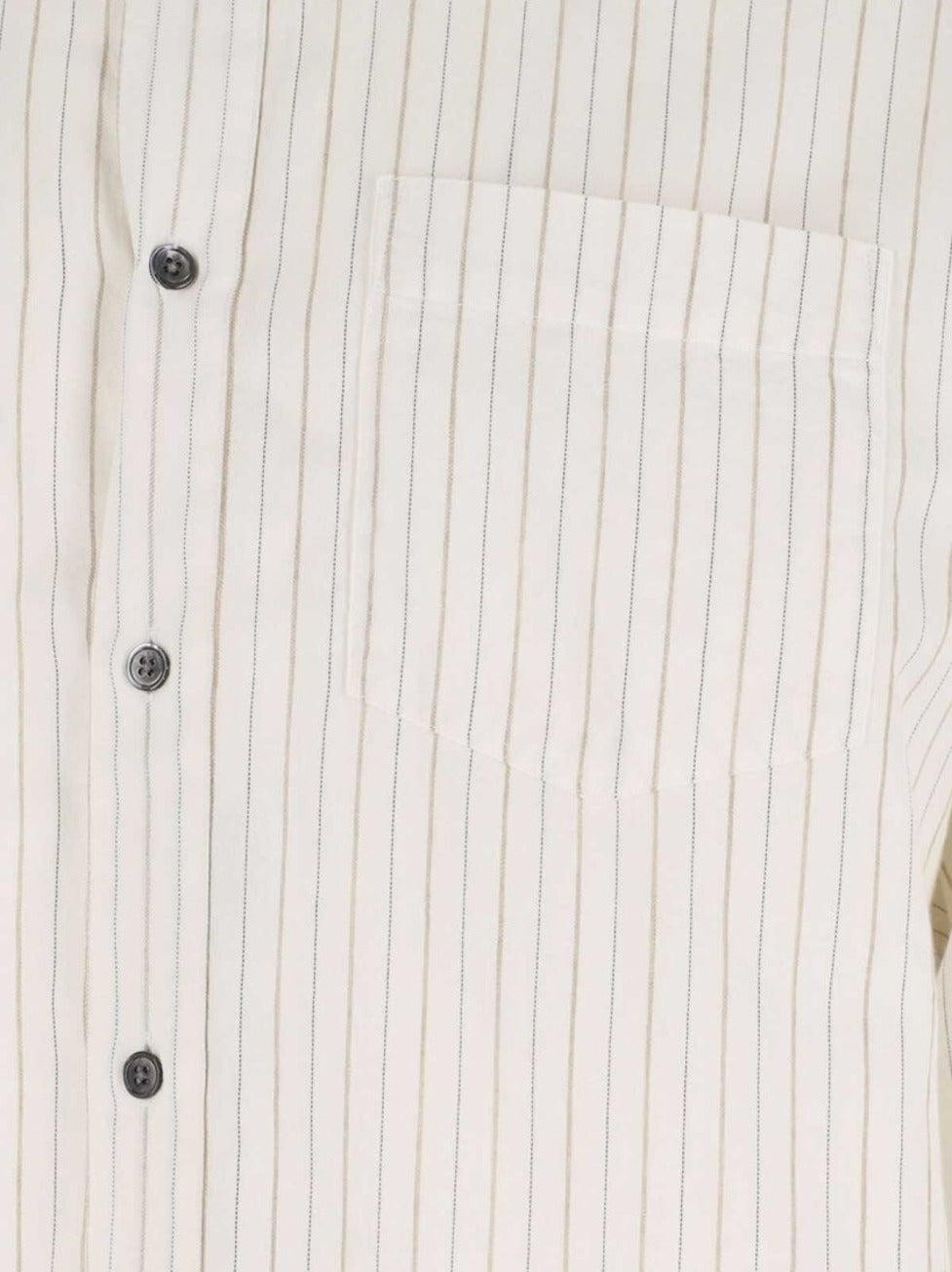 "Stable" Striped Shirt Cream
