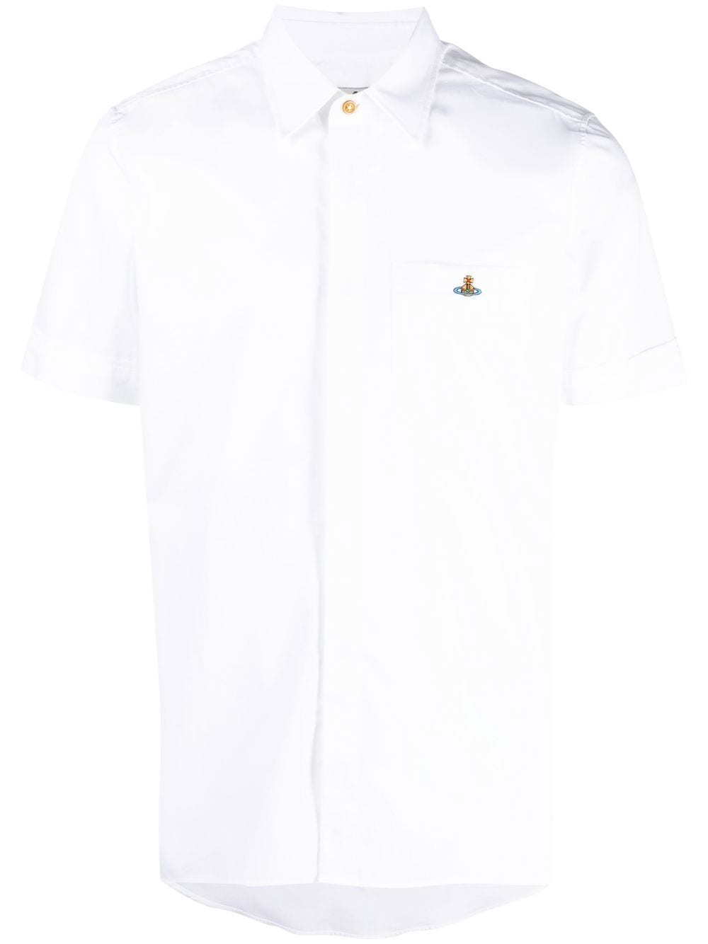 Classic Collar White Organic Cotton Shirt