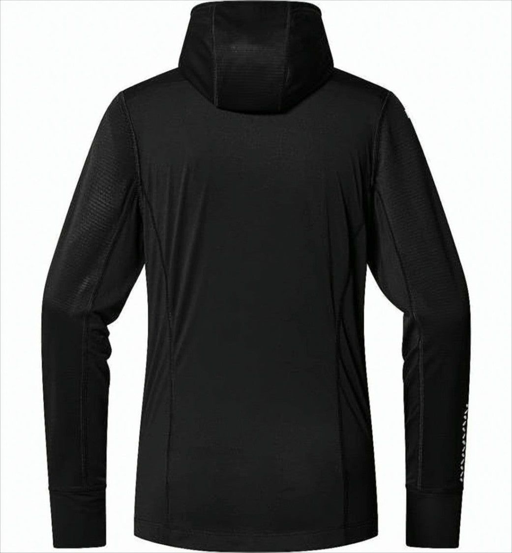 Fitted Black Jacket with High Collar
