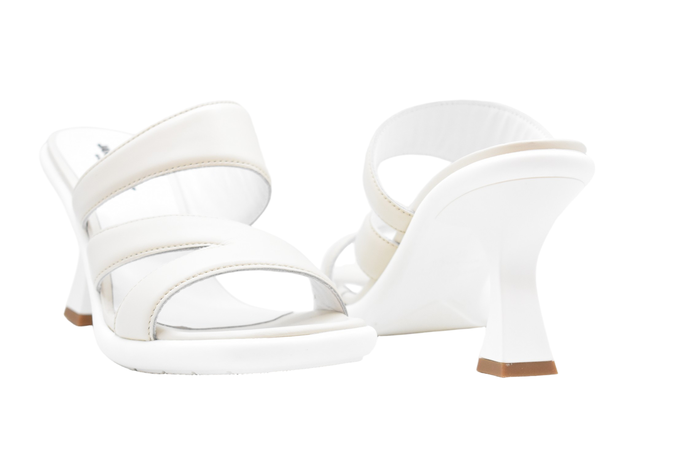 Open-Toe Sandals With Sculpted Heel