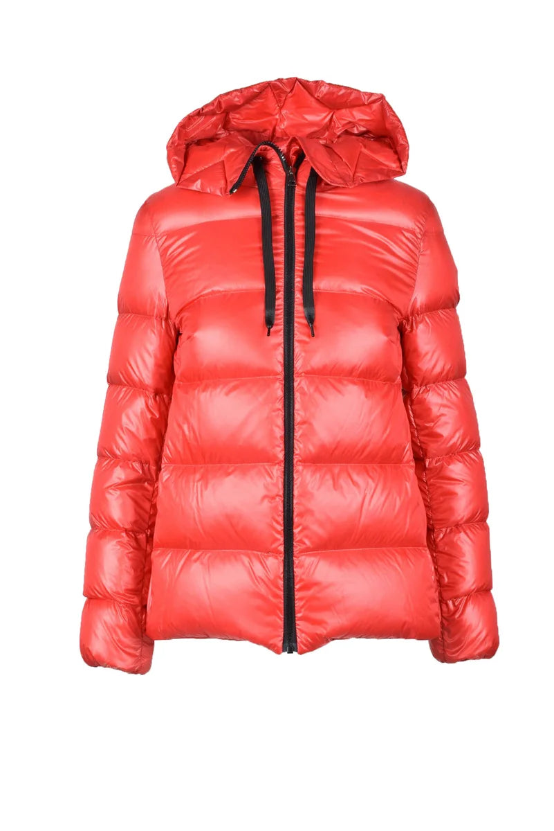 Short Down Jacket Red