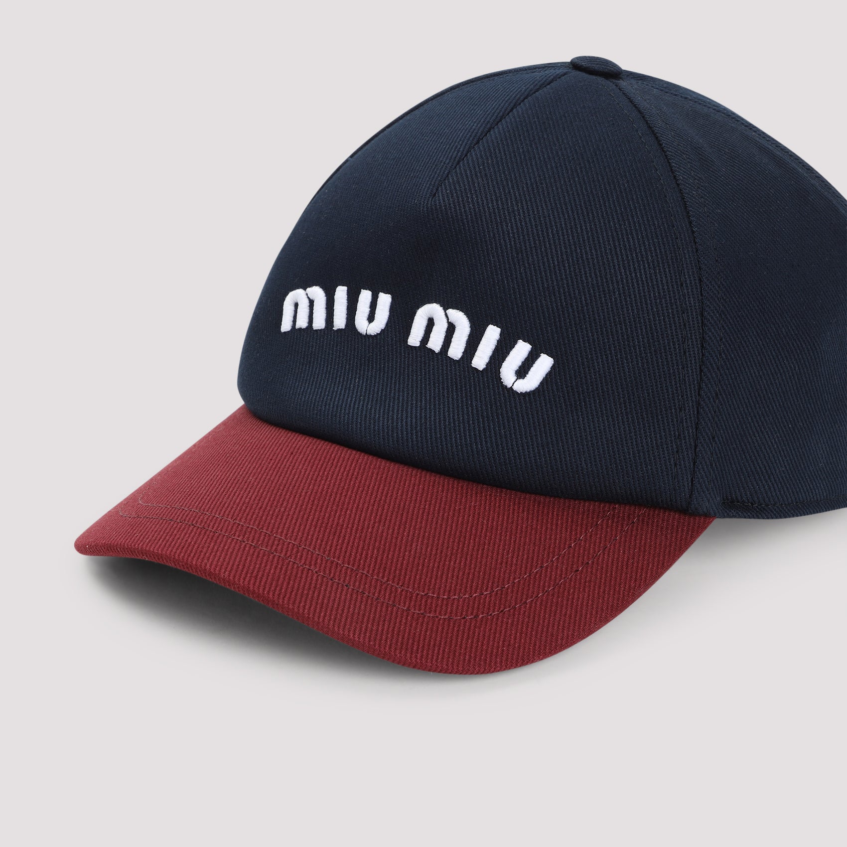 Embroidered Logo Baseball Hat in Navy