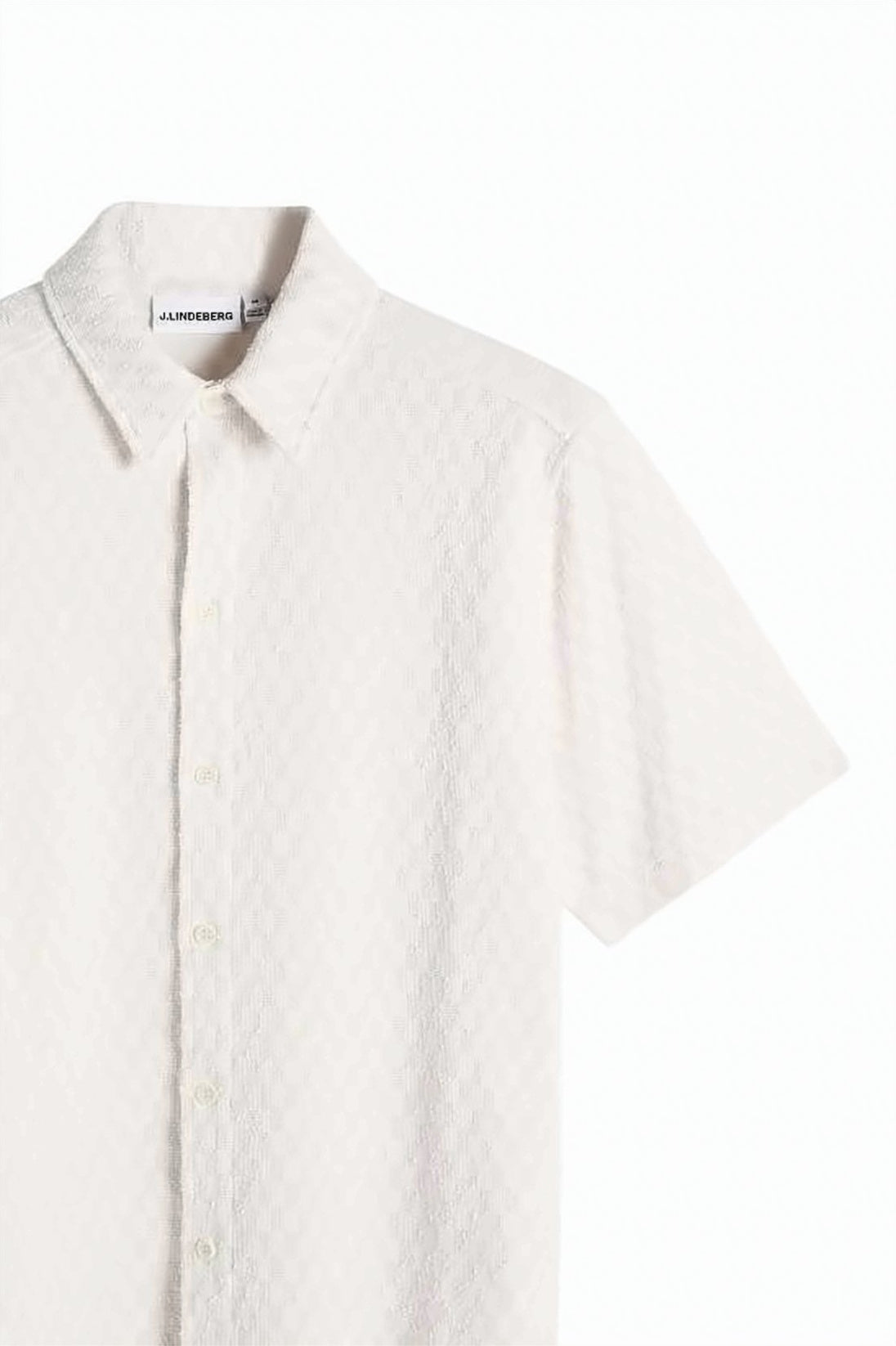 Textured Short-Sleeved Polo Shirt with Classic Collar