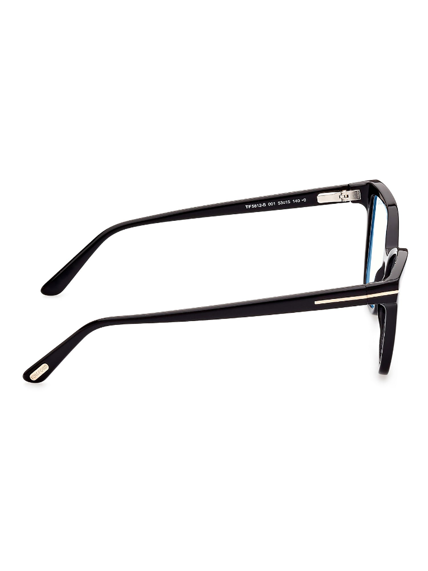 Rectangular Optical Frames With Glossy Black Acetate