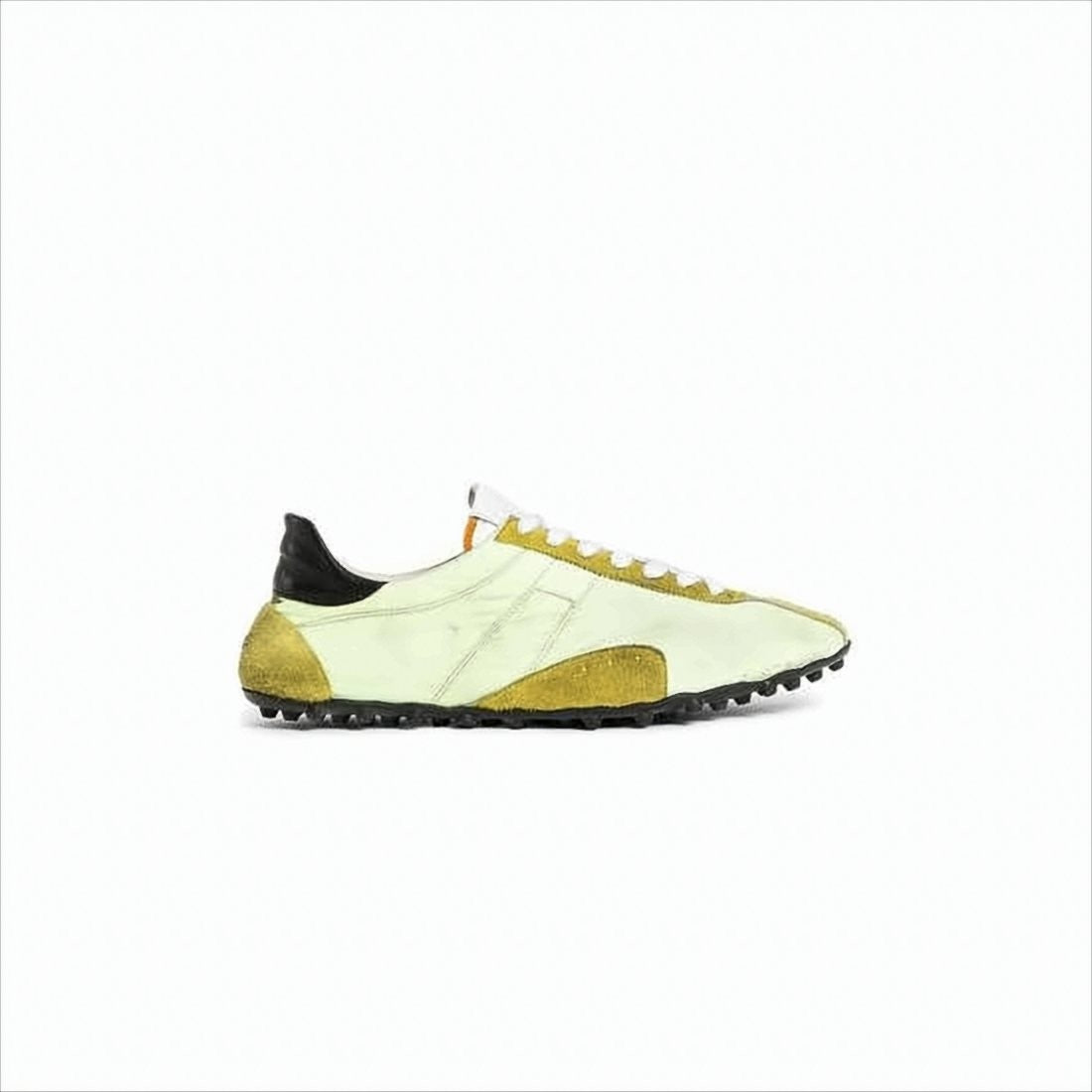 Low-Profile Sneakers With Calf Leather Accents
