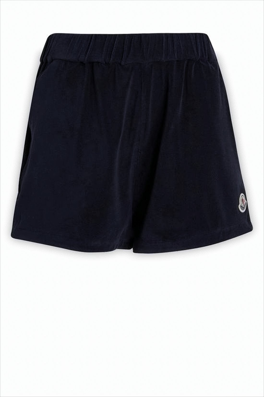 Relaxed Fit Cotton And Nylon Blend Shorts With Minimalist Design