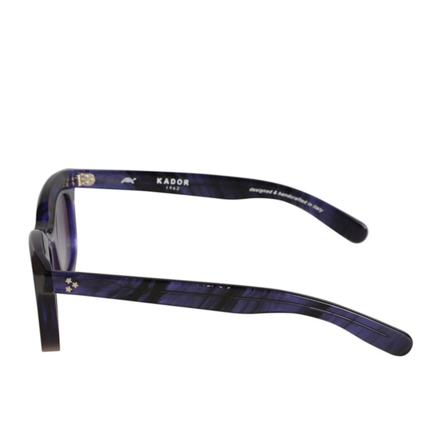 Joy Marbled Deep Purple Square Frame Sunglasses
