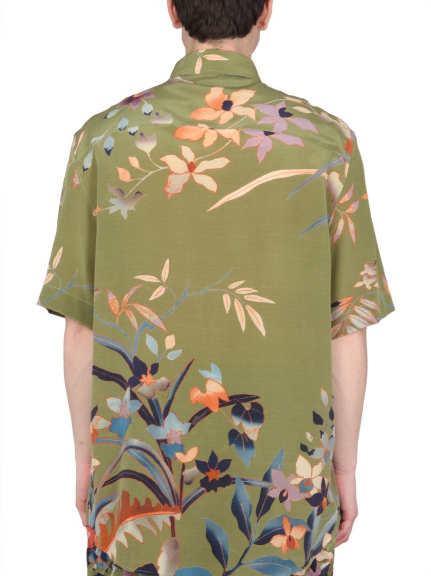 Vibrant Floral Print Shirt