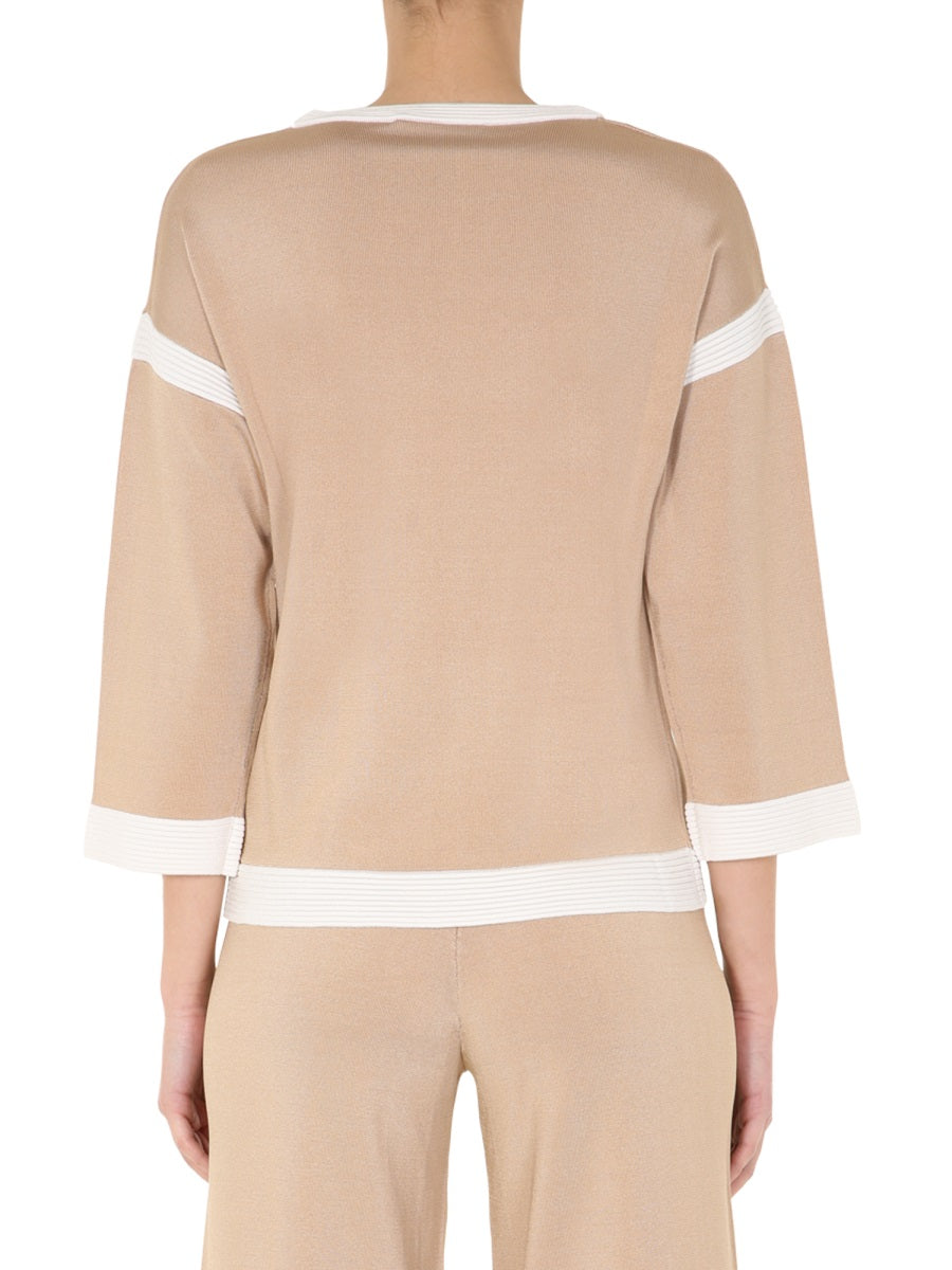 Round Neck Knit Sweater