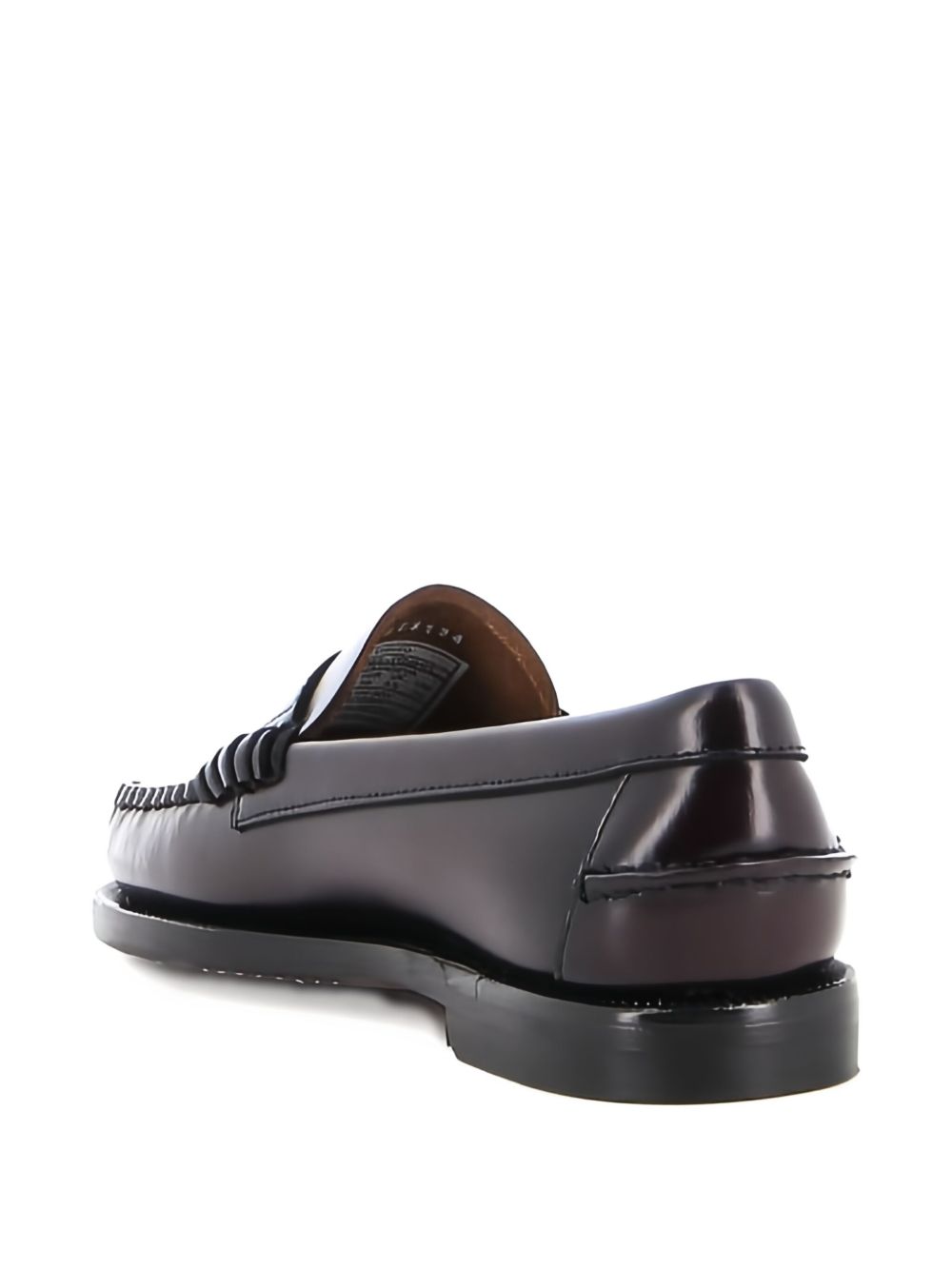 Round Toe Leather Dan Loafers