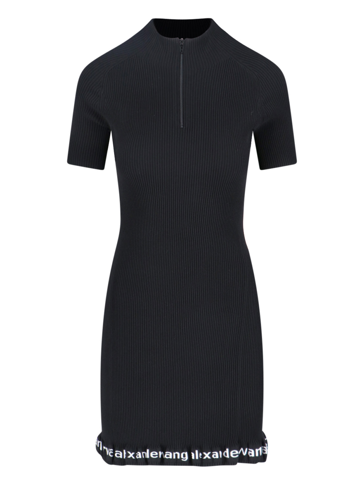 Logo Midi Dress – Black