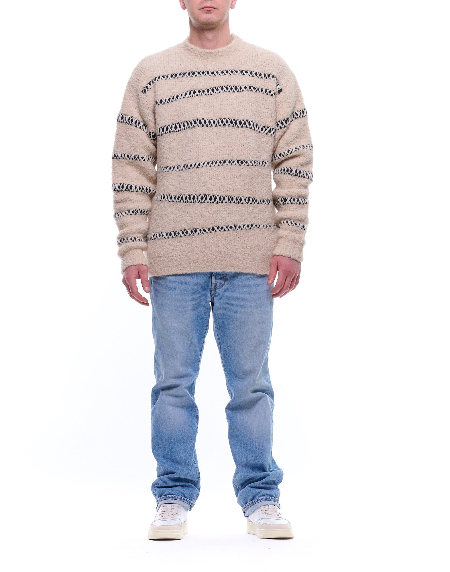 Bouclé Crewneck Sweater