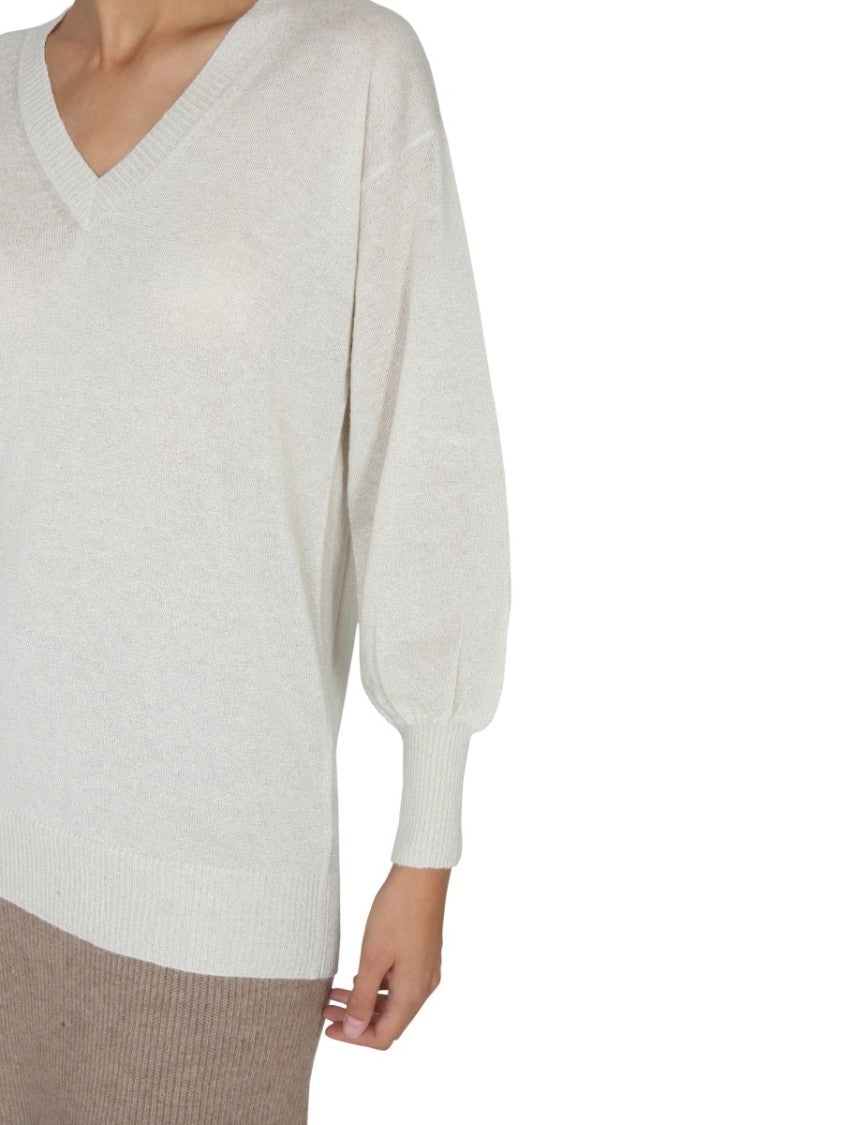 Relaxed Fit V-Neck Jersey