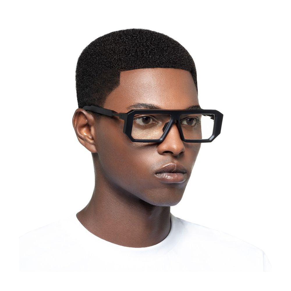 Bl0030 Black Label Bold Rectangular Havana Sunglasses