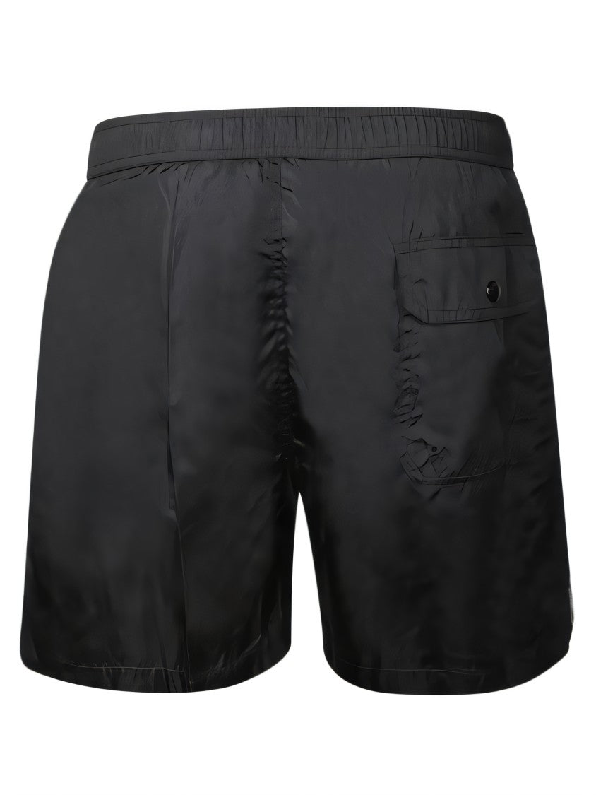 Black Shorts with Distinctive Side Stripe