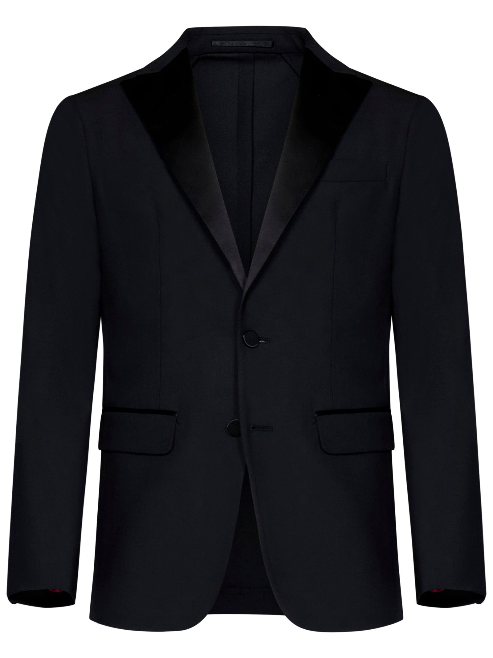 Slim-Fit Stretch Virgin Wool Blend Tuxedo Suit