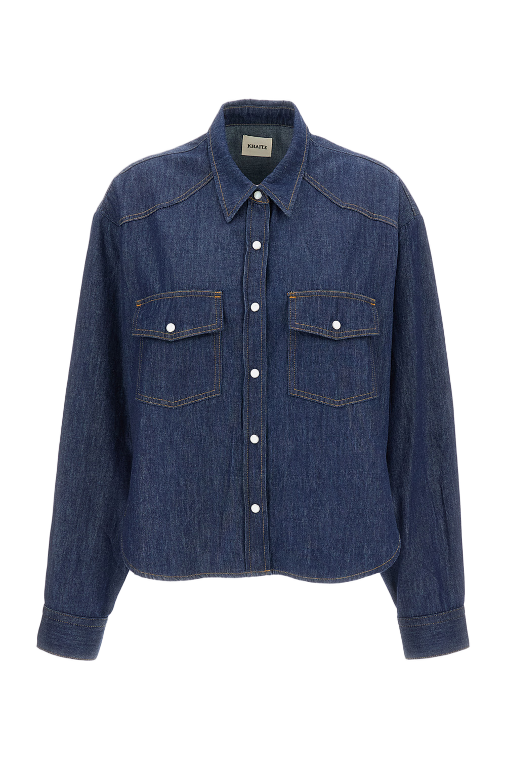 Structured Blue Jacket with Clean Lines