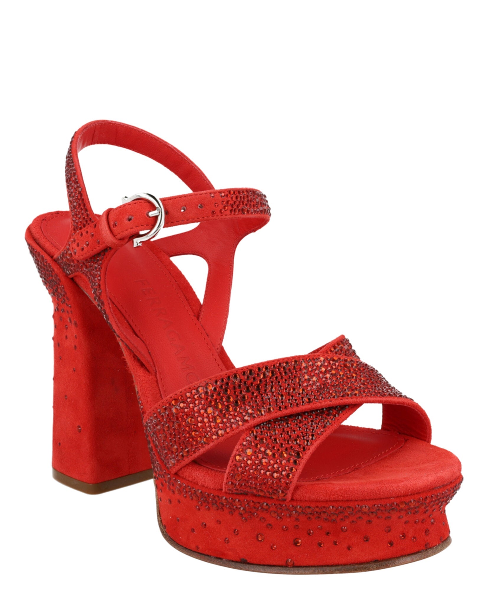 Sonya Suede Platform Sandals