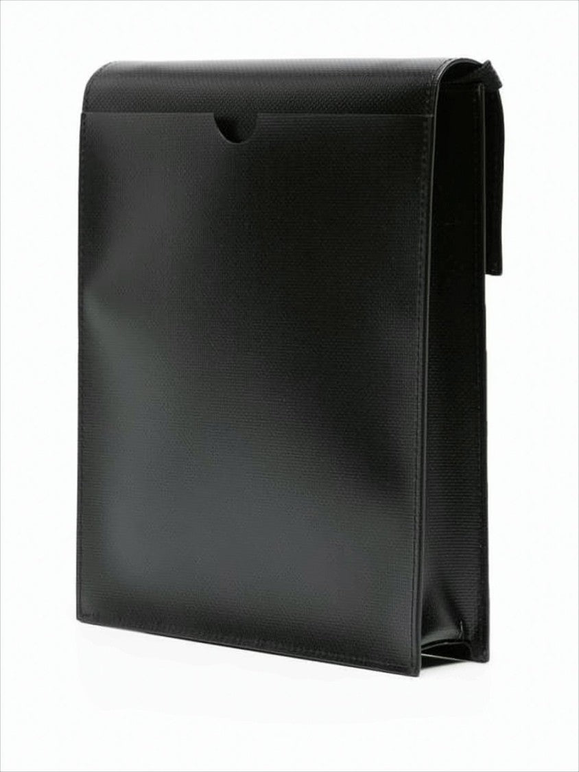 Rectangular Structured Crossbody Bag with Textured Finish