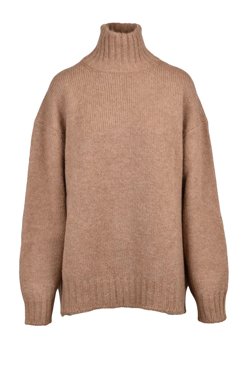 High Neck Sweater - Pink