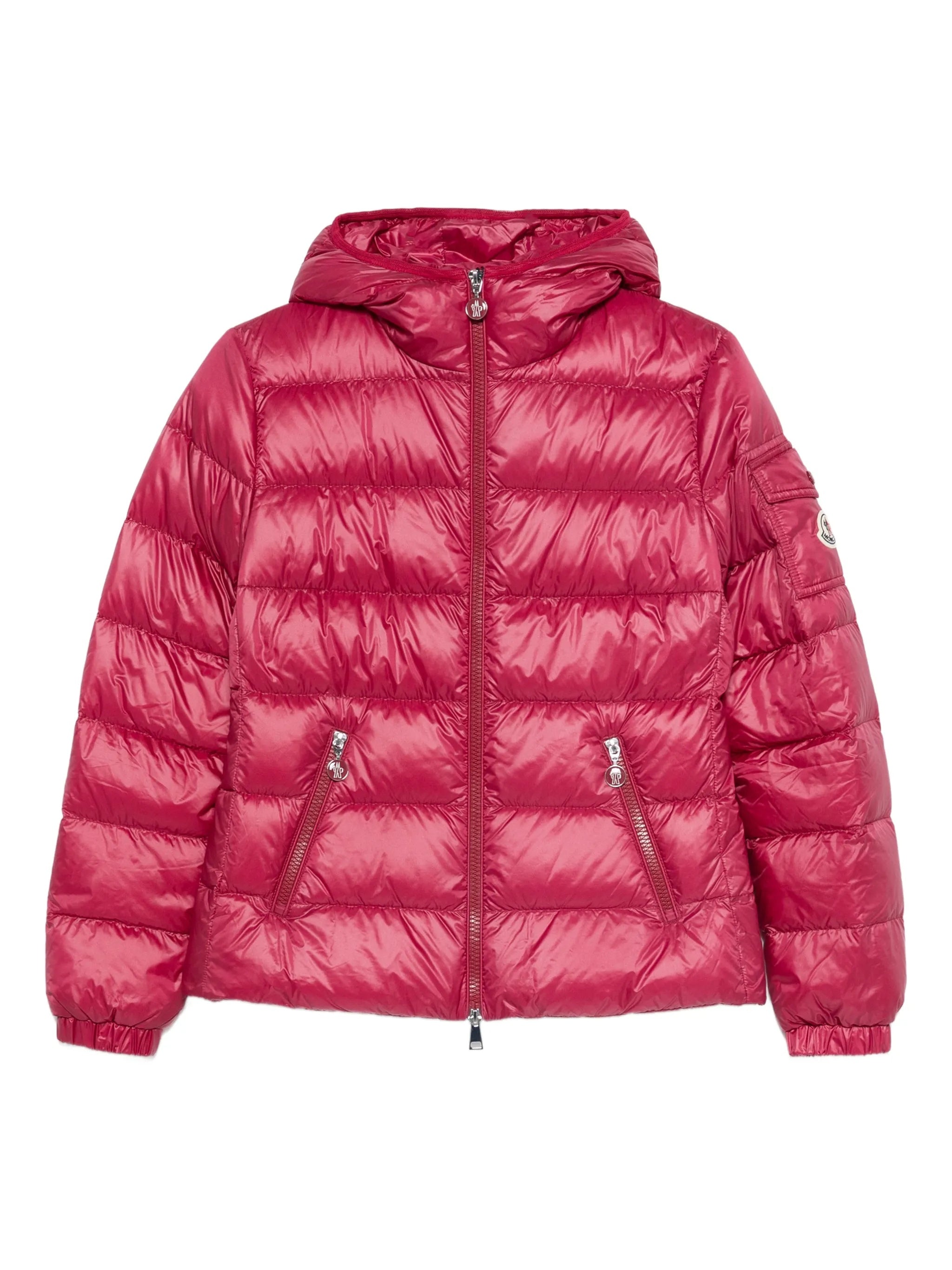 Red Glesse Quilted Cropped Jacket