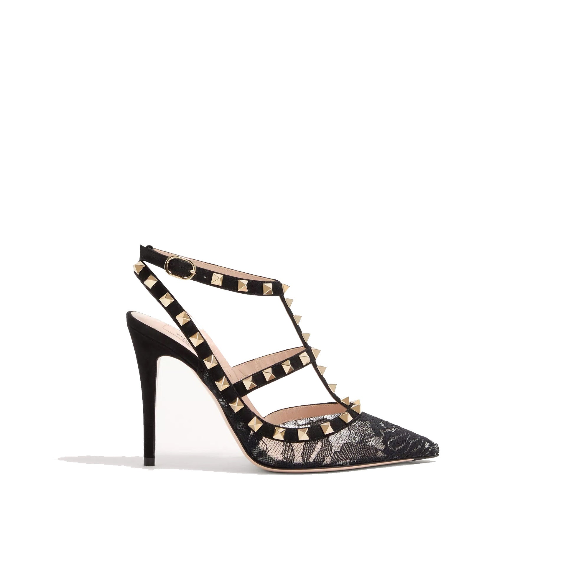 Rockstud Suede Pumps