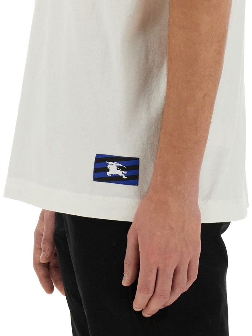 Regular Fit Cotton T-Shirt With Subtle Hem Patch