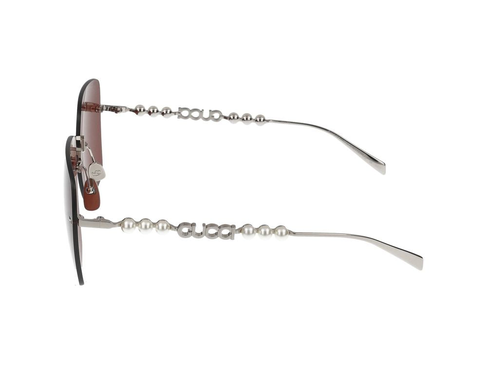 Sunglasses Gucci GG1923SA 002 silver silver brown 63/17/145