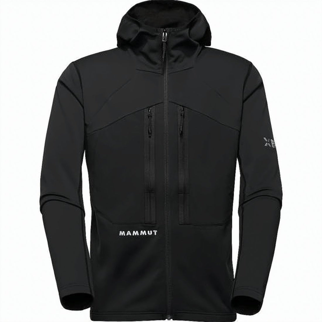 Black Activewear Jacket with Hood