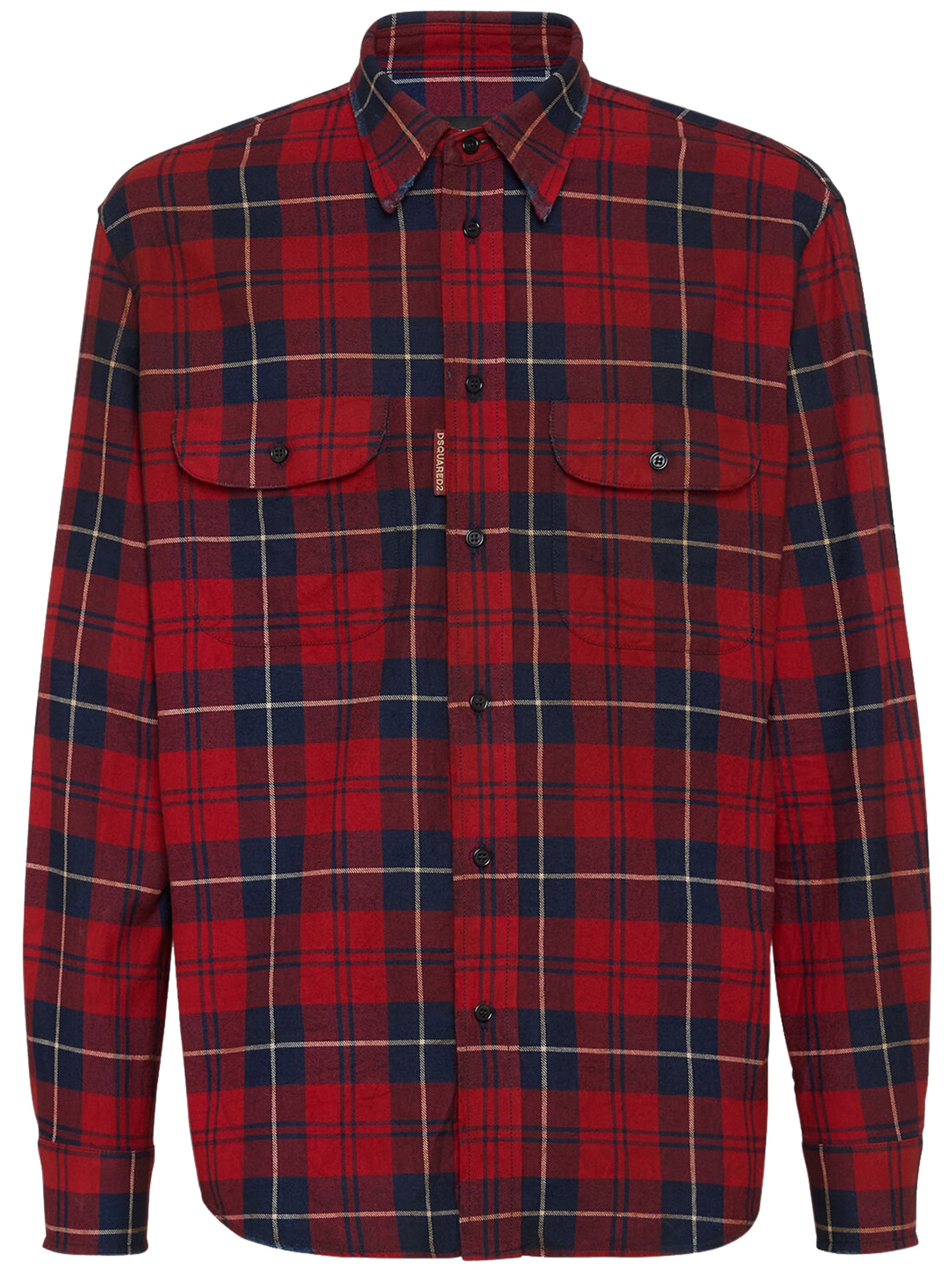 Canadian Vintage Red/Navy Plaid Cotton Shirt