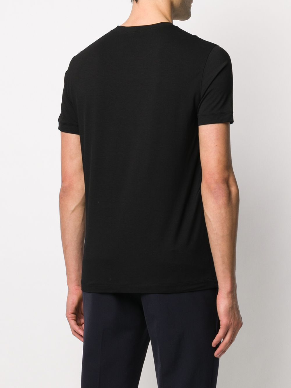 Subtle Signature Print Black T-Shirt