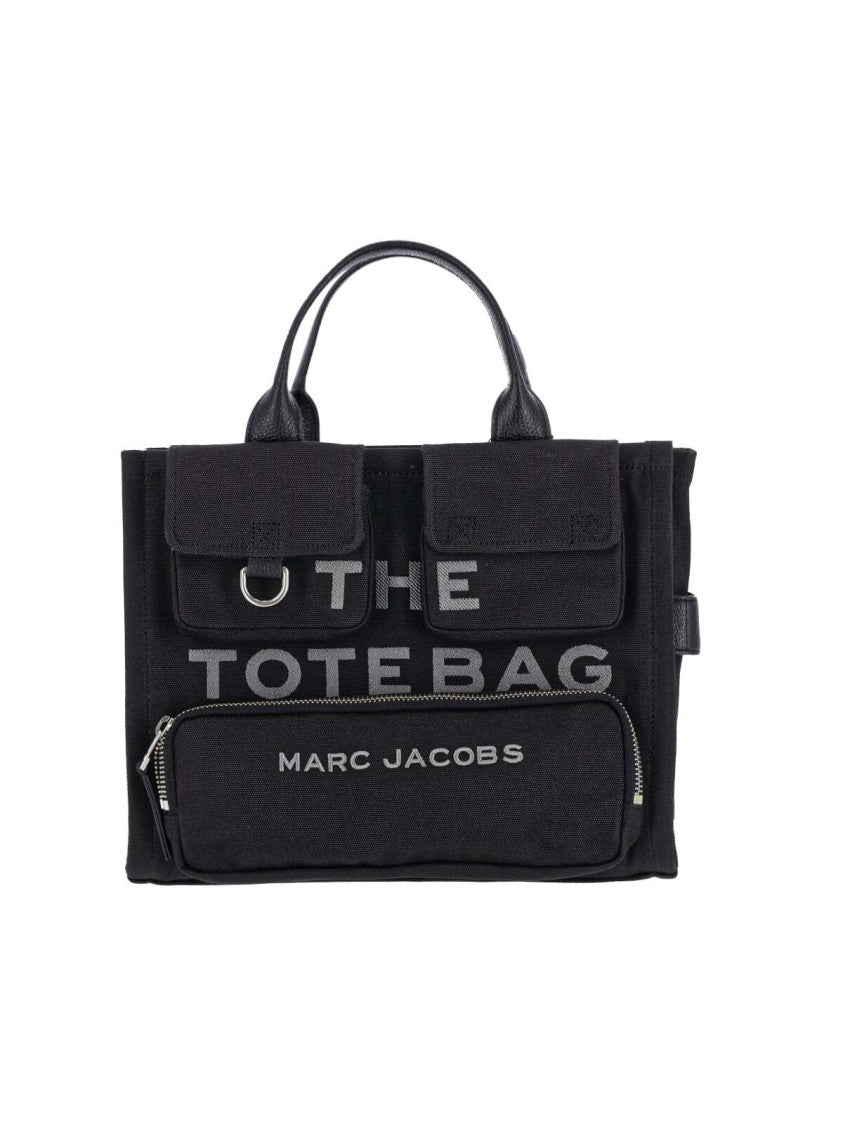 "The Medium Cargo Tote" Bag Black